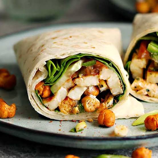 Halloumi & Falafel Wrap