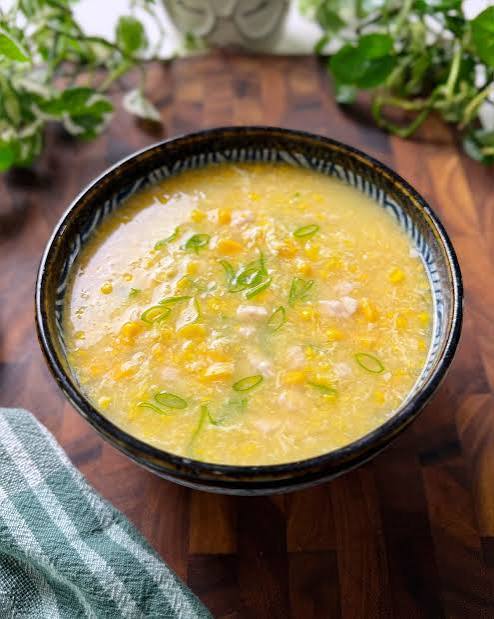 Sweet Corn and Egg Soup